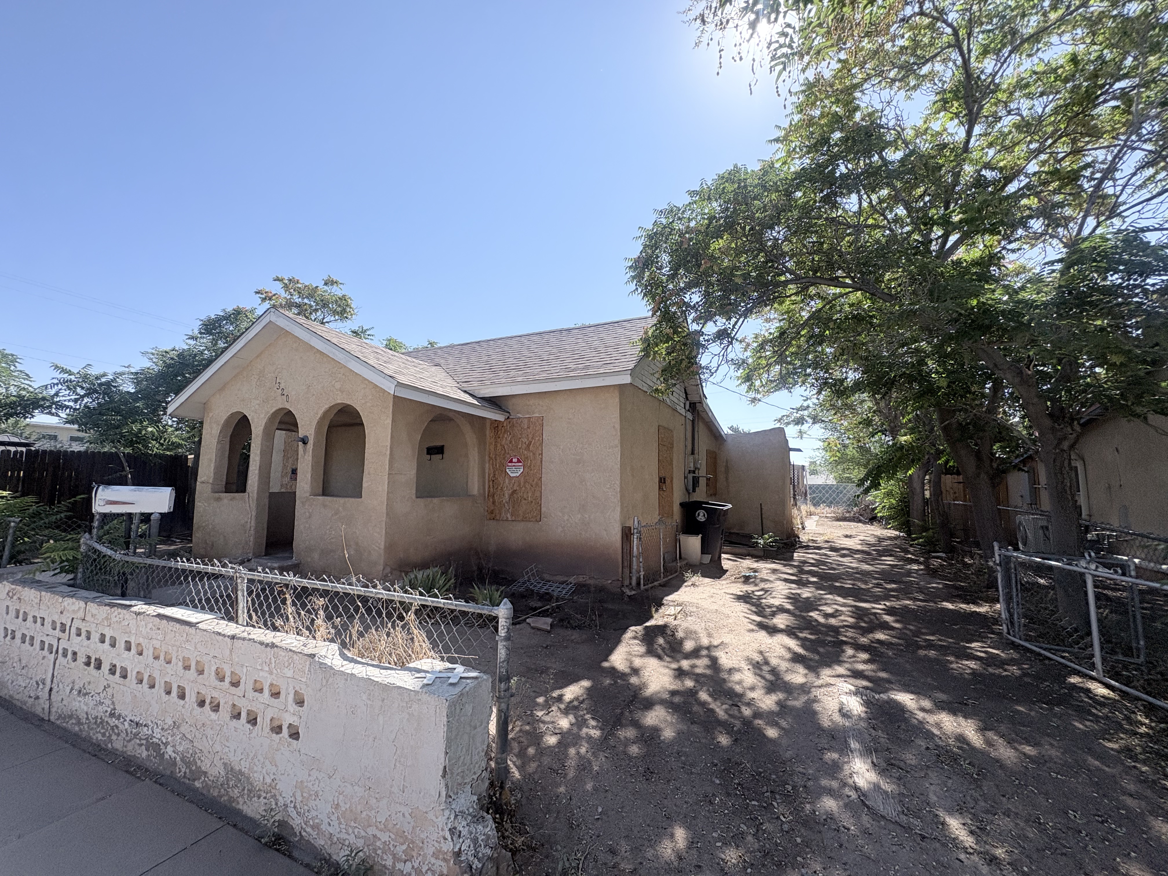 Front exterior of the Albuquerque investment property