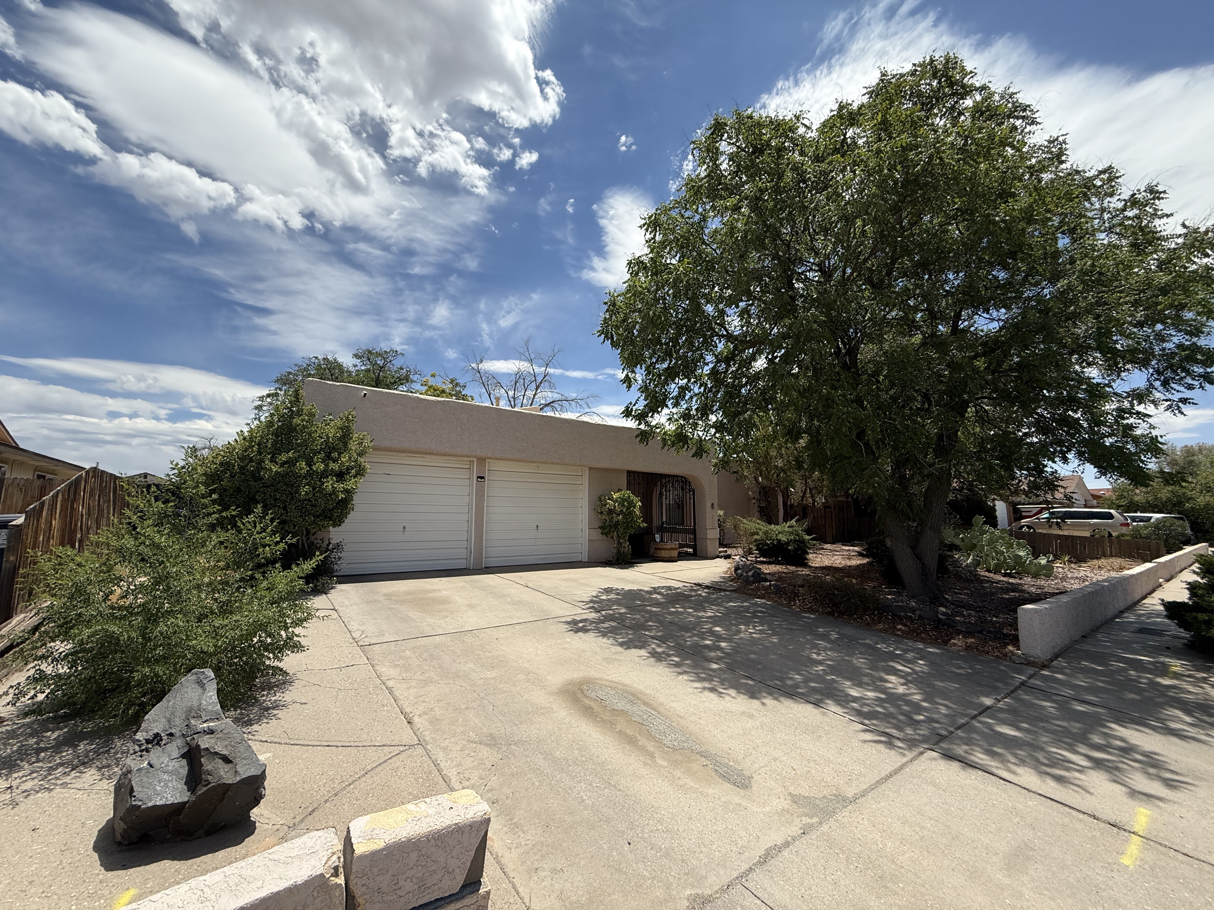 Front exterior of the Albuquerque investment property