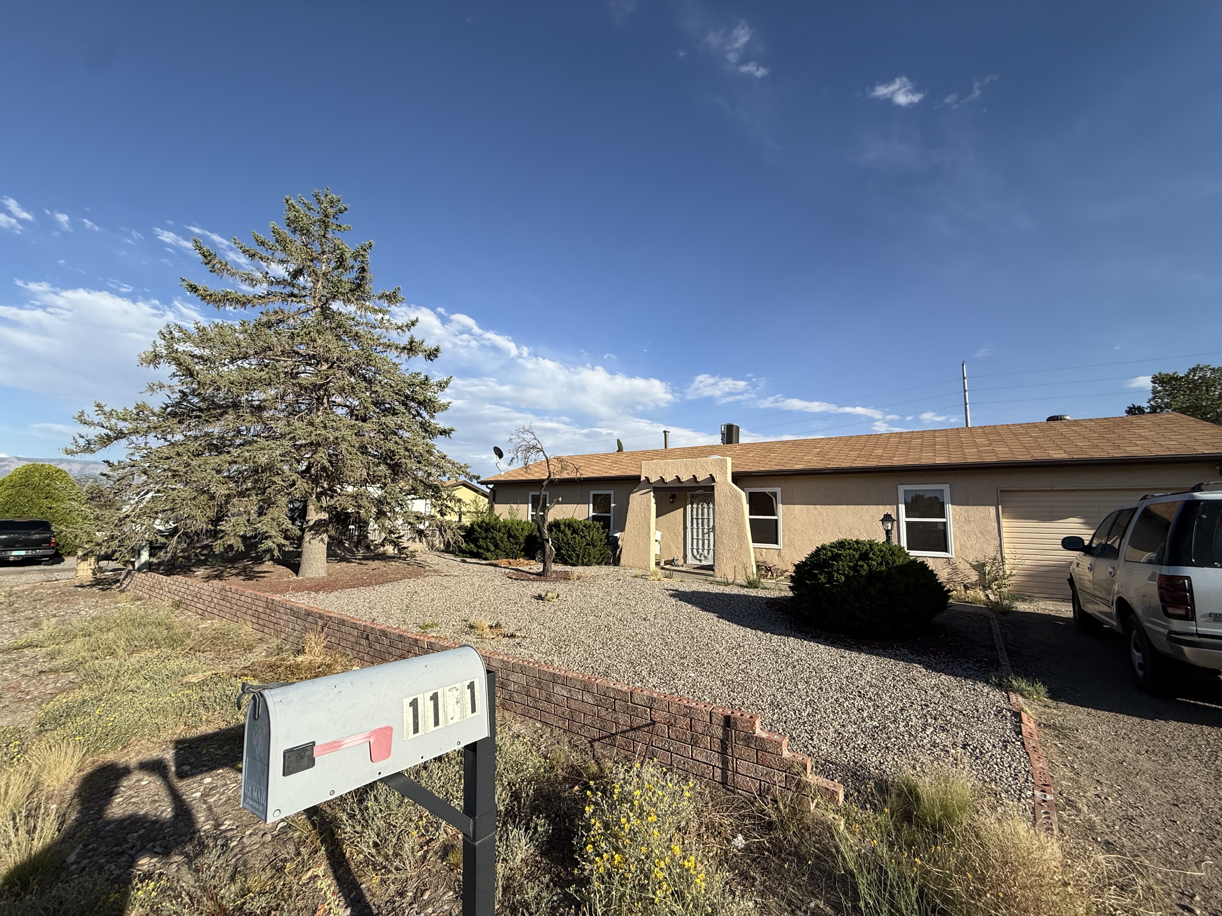 Front exterior of the Rio Rancho investment property