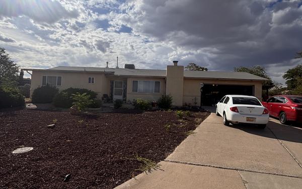 Front exterior of the Rio Rancho investment property