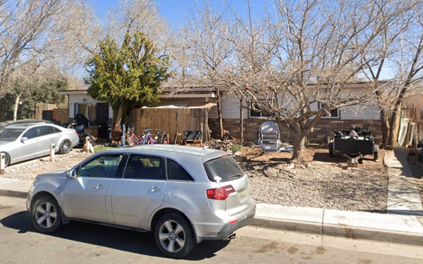 Front exterior of the Albuquerque investment property