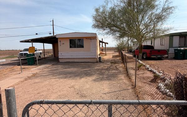 Front exterior of the Eloy investment property