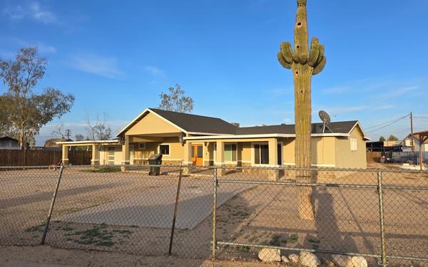 Front exterior of the Buckeye investment property