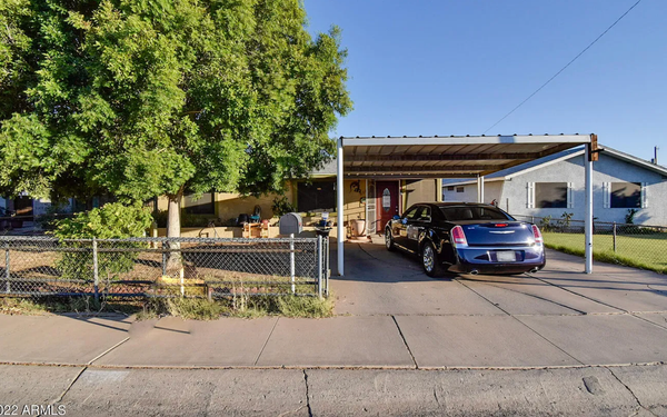 Front exterior of the Tolleson investment property