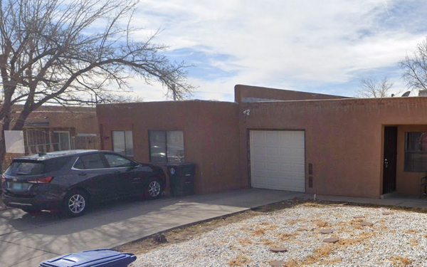 Front exterior of the Albuquerque investment property