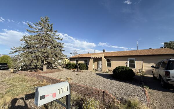 Front exterior of the Rio Rancho investment property